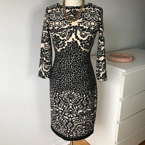 Gabby + Skye 3/4 Length Cocktail Dress